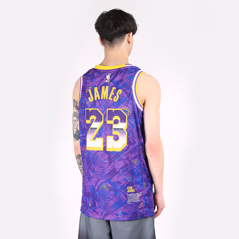 мужская фиолетовая майка Nike NBA Jersey Select Series LeBron James DA6951-504 - цена, описание, фото 5